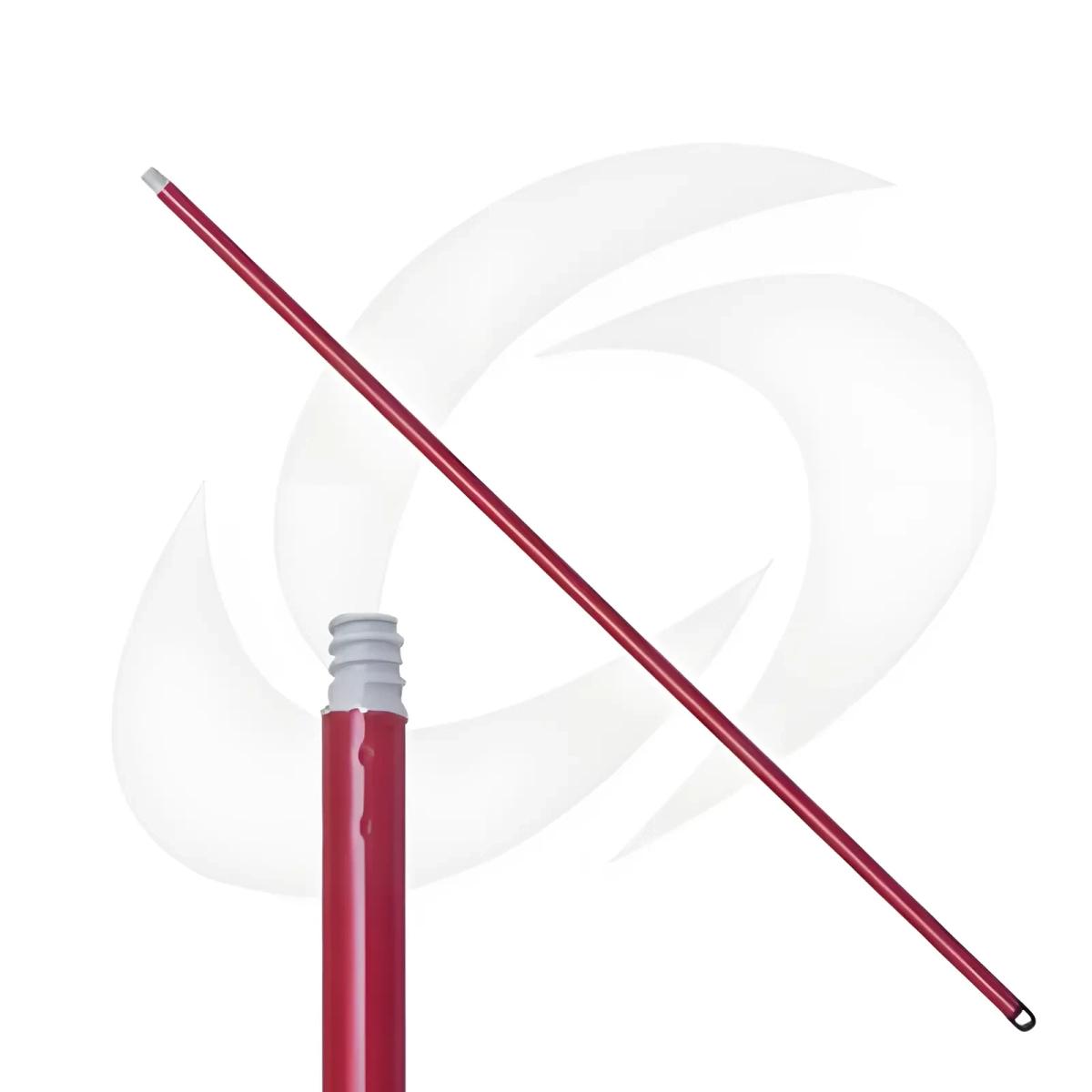 Bastón de lámina 1.20 m rosca 3/4″ rojo (1901-MR)