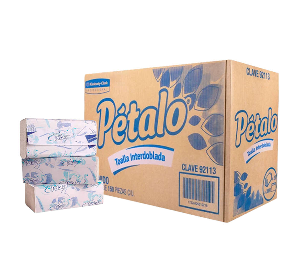 Toalla Interdoblada Pétalo 150 hjs (92113)