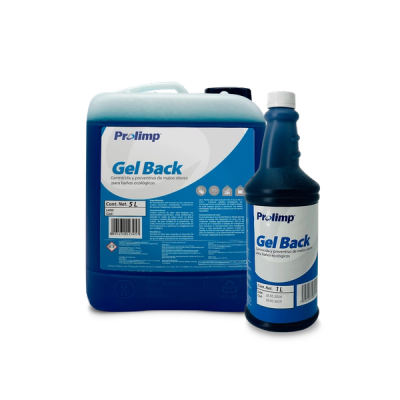 Gel Back. Germicida y preventivo de olores para baños ecológicos