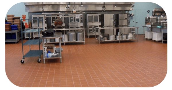 piso cocina limpieza