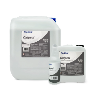 Oxiprol. Dióxido de Cloro estabilizado al 10%