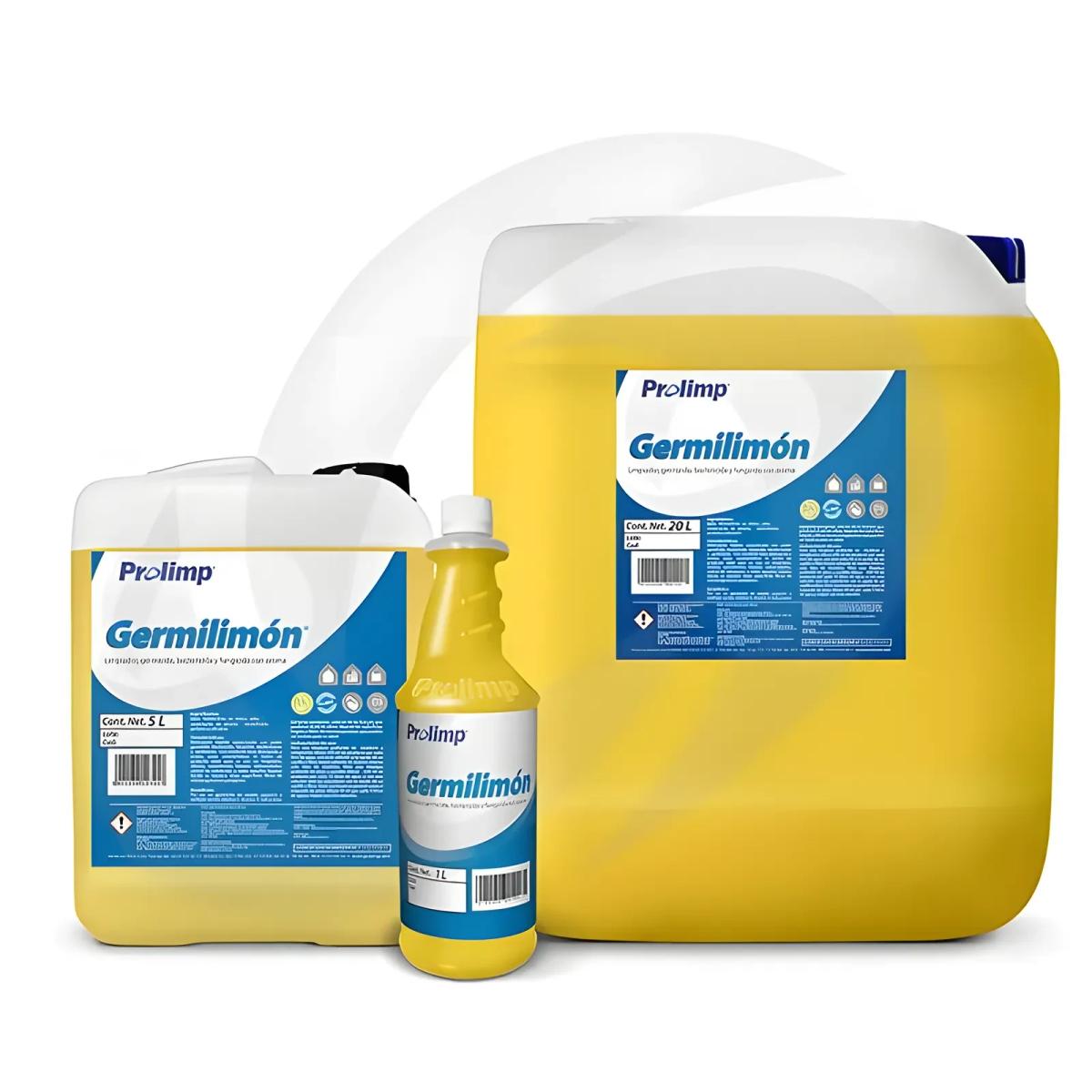 Germilimón. Limpiador germicida, bactericida y fungicida con aroma limón