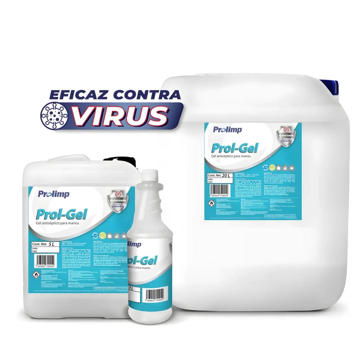 Prol Gel. Gel antibacterial para manos