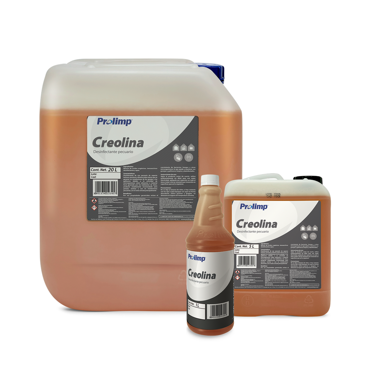 Creolina. Desinfectante pecuario