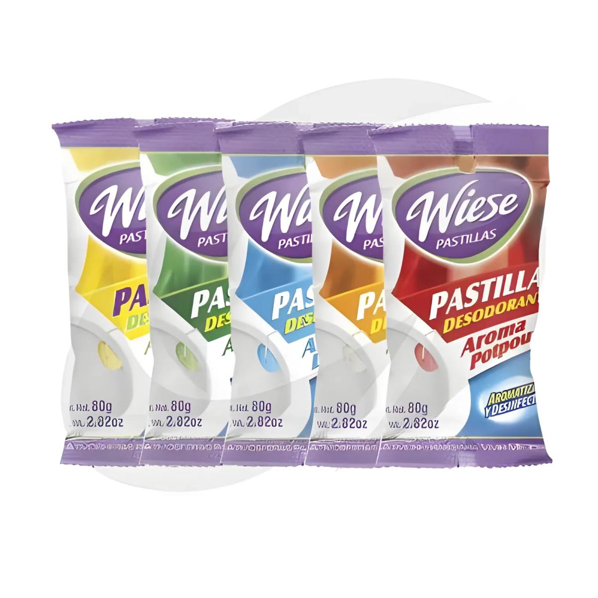 Pastilla aromatizante redonda de 80 g