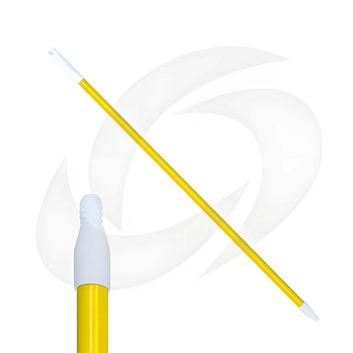 Bastón fibra de vidrio 1″ x 1.20 m amarillo (1904-FY)
