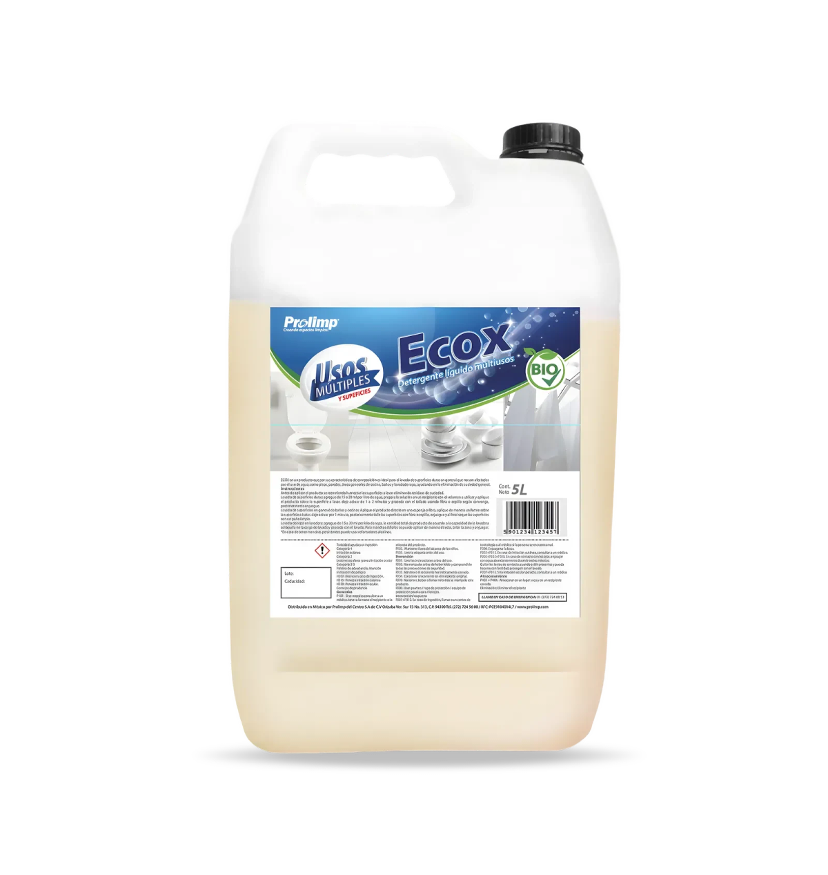 Ecox. Detergente líquido multiusos