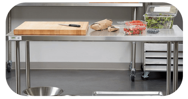 Mesas cocina limpieza