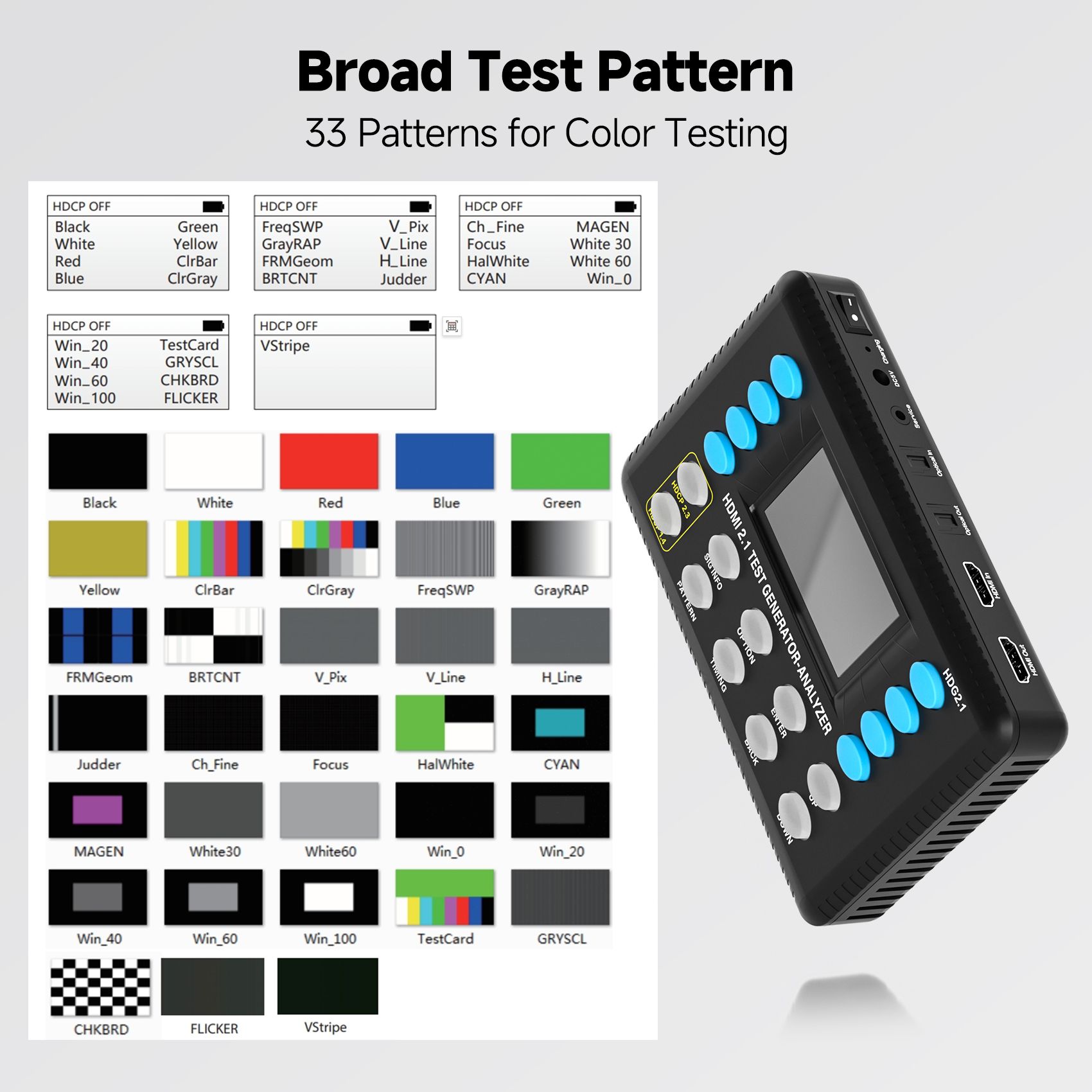 8K 60Hz HDMI Signal Generator and Analyzer