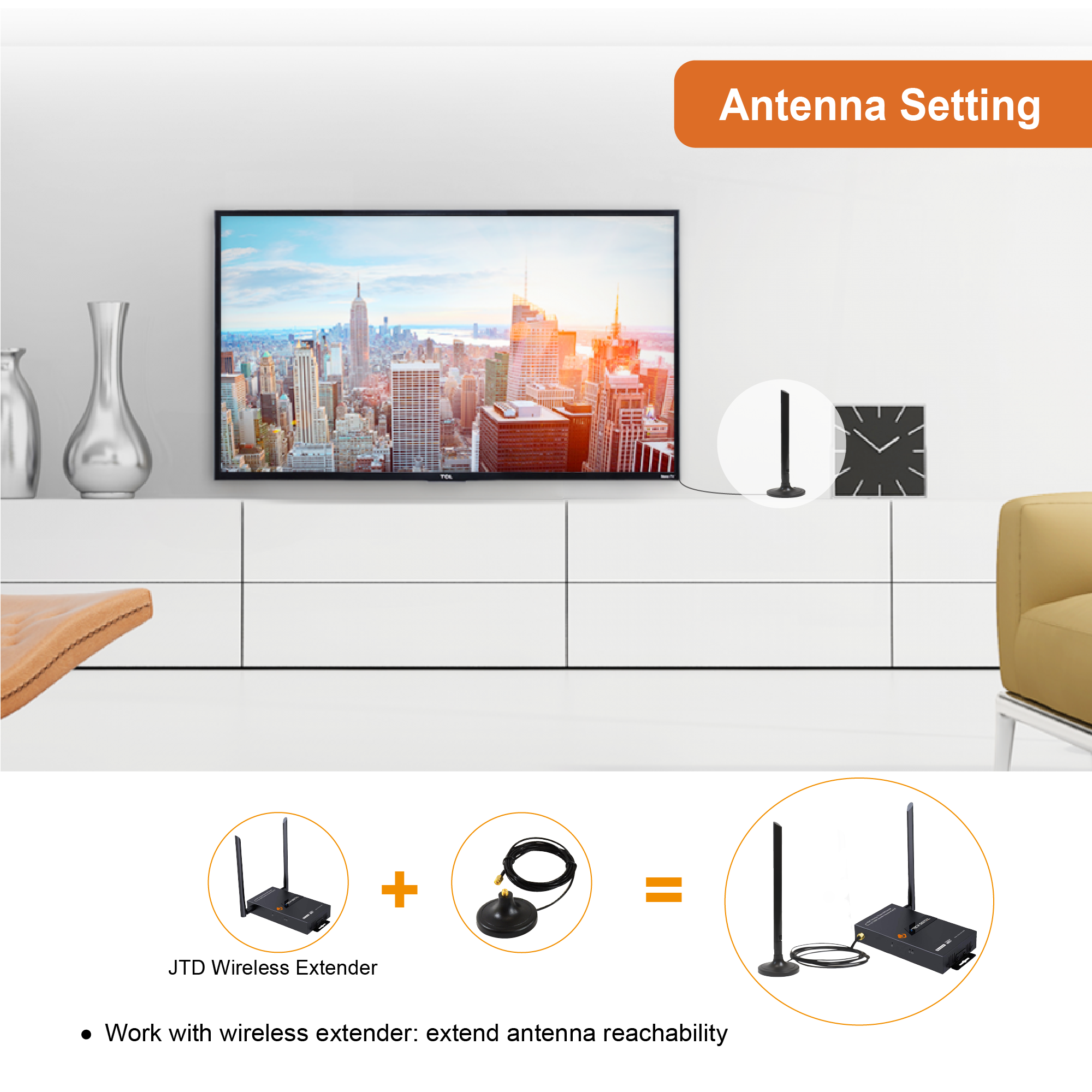 10ft. Magnetic Antenna Base and Extension Cord