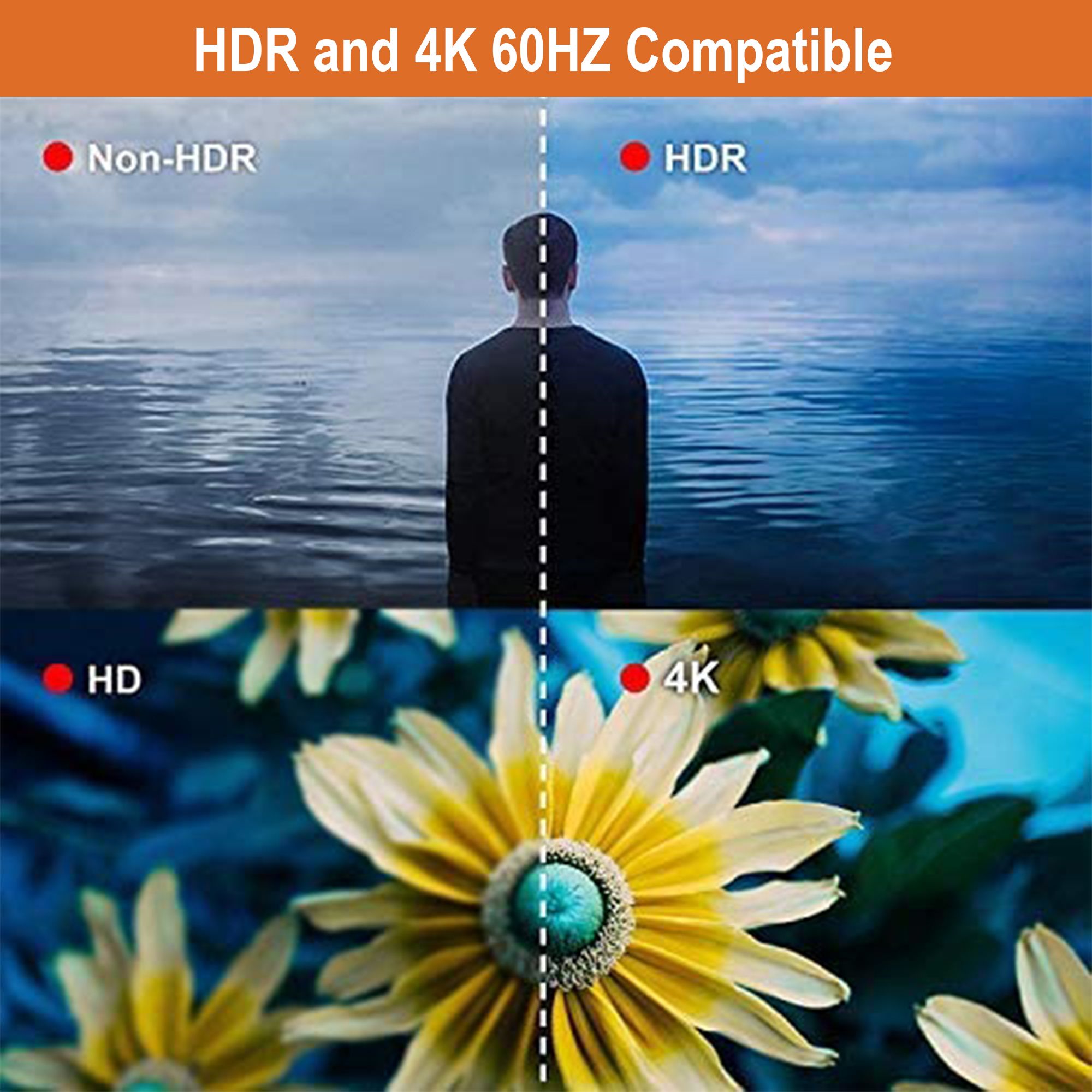 4K 60Hz HDMI Audio Extractor with HDMI-ARC Function