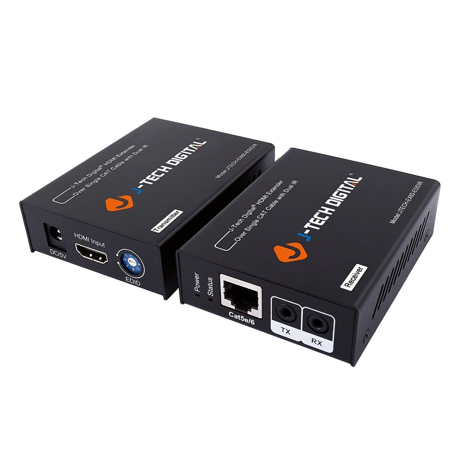 1080P 60Hz HDMI Extender Balun Over Ethernet w/ Dual IR (200ft.)