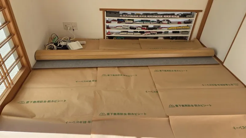 ルーター類を残したままなので、より難易度が上がっている