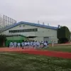 神宮軟式野球場で初野球?