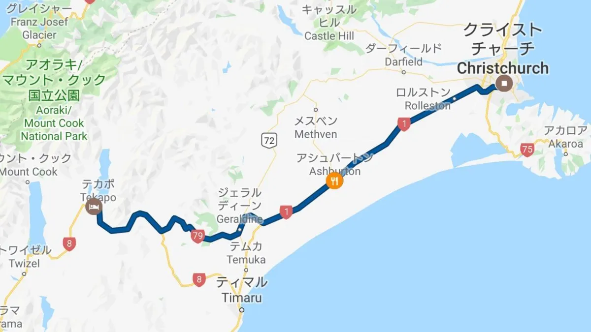 テカポのサーモン丼 ニュージーランド南島ドライブ旅