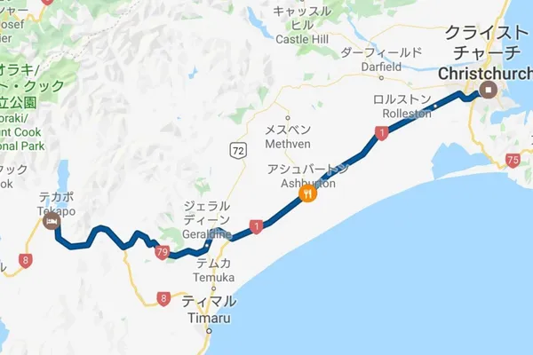 テカポのサーモン丼 ニュージーランド南島ドライブ旅