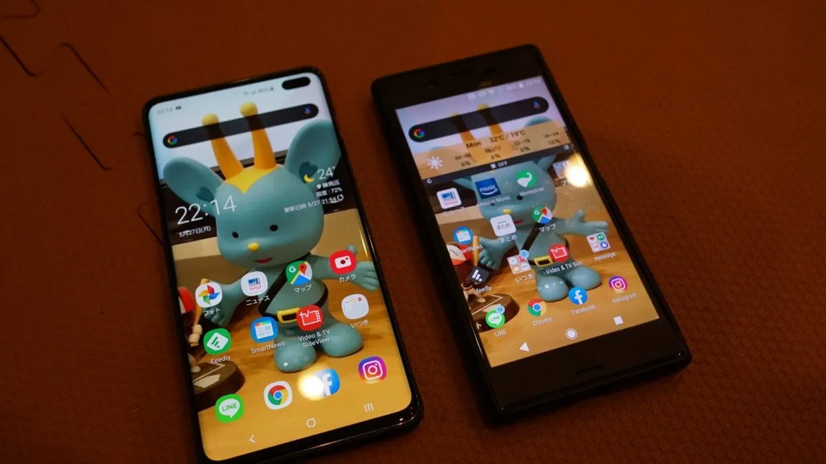 Galaxy S10+に機種変更しました。