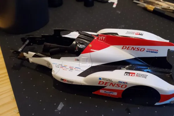 【プラモ製作記】タミヤ 1/24 トヨタTS050 HYBIRD #5 完成