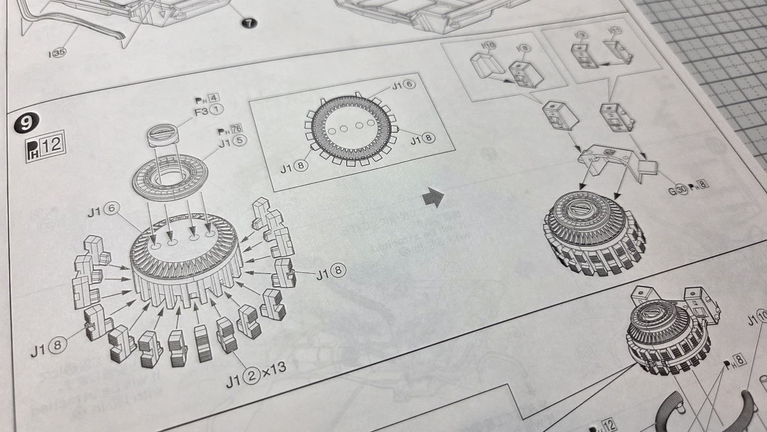 狂気を感じる細かいパーツ