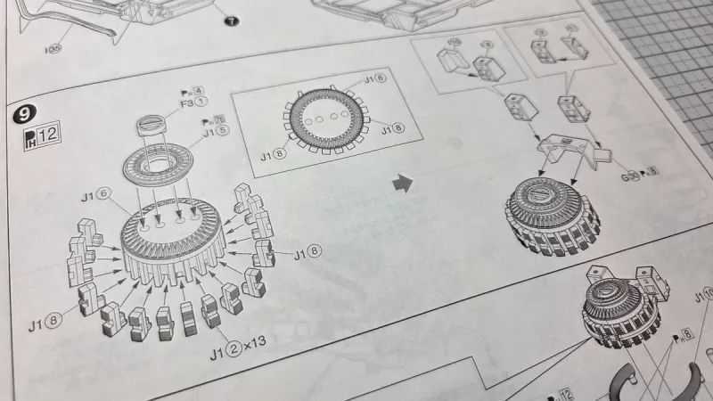 狂気を感じる細かいパーツ
