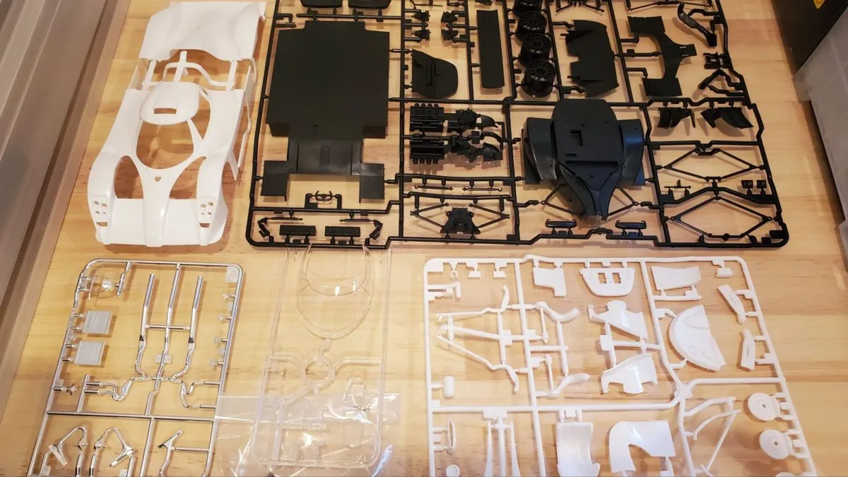 【プラモ製作記】タミヤ 1/24トヨタ GT-one TS020 #1