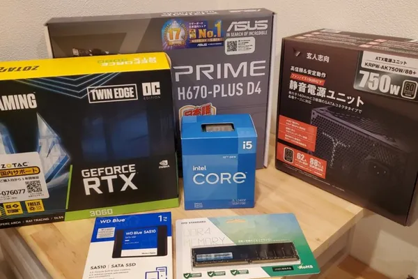 初めての自作PCに挑戦しました