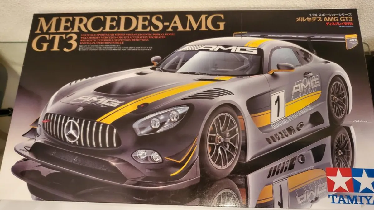 【プラモ製作記】タミヤ 1/24 メルセデスAMG GT3 #1