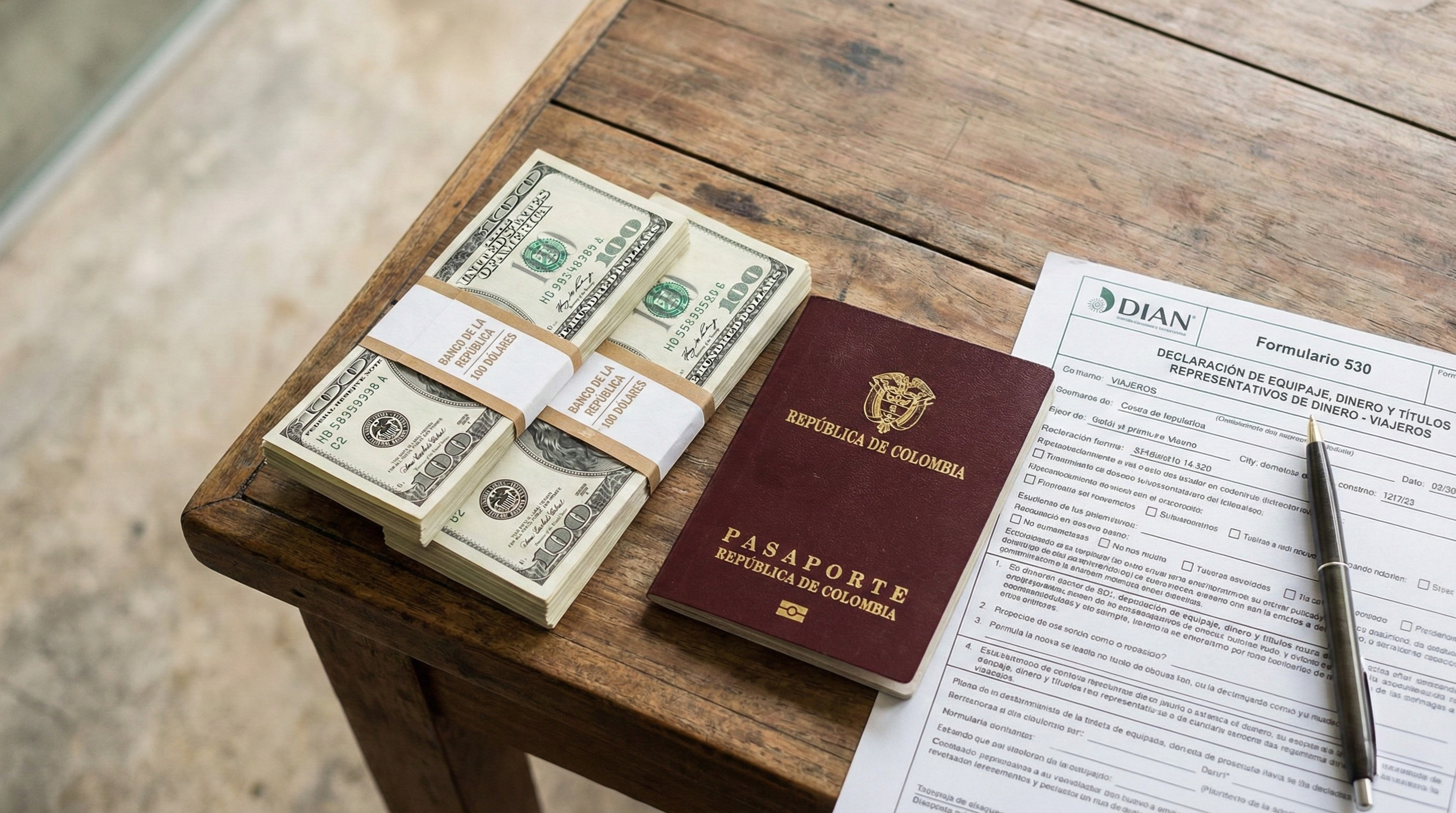 ¿VIAJA CON MÁS DE 10.000 DOLARES? GUÍA PARA DECLARAR DINERO ANTE LA DIAN SIN MIEDO (Y SIN IMPUESTOS)