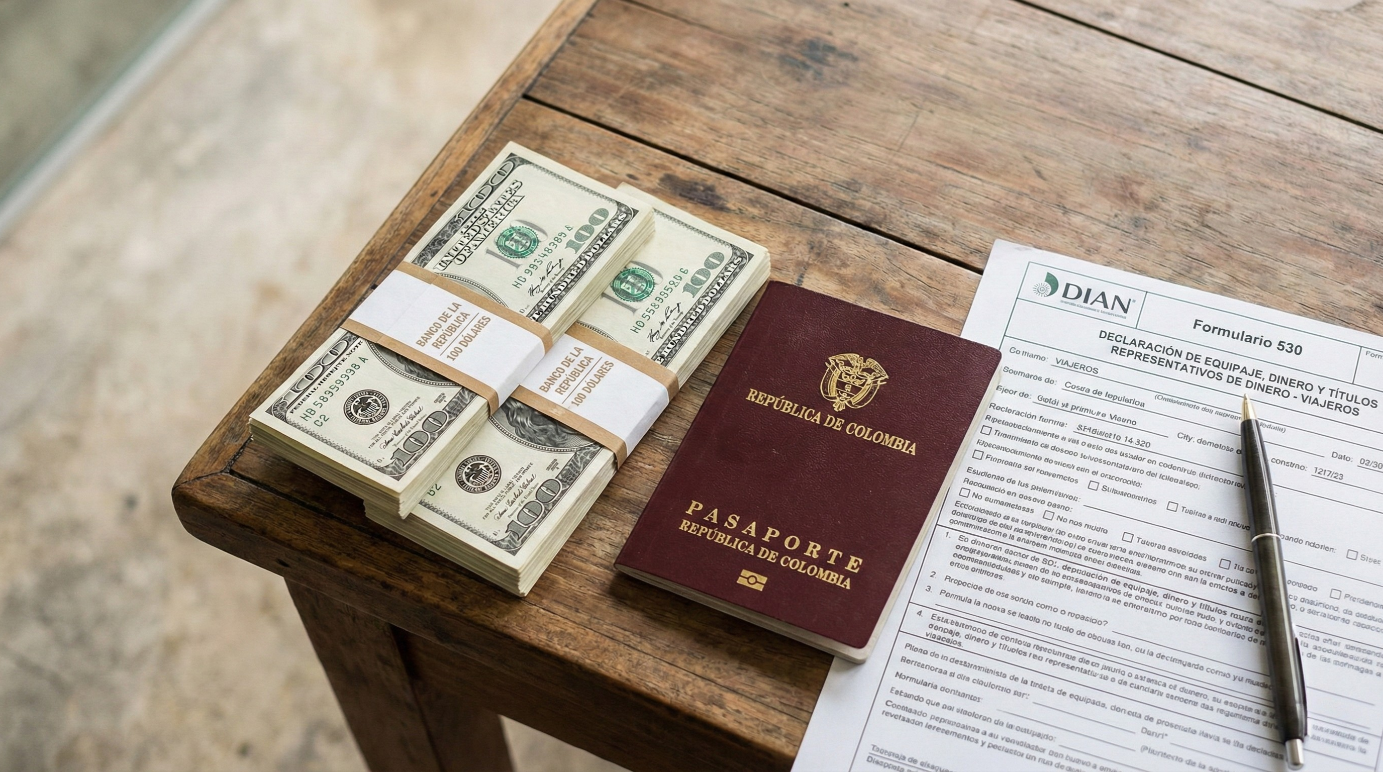 ¿VIAJA CON MÁS DE 10.000 DOLARES? GUÍA PARA DECLARAR DINERO ANTE LA DIAN SIN MIEDO (Y SIN IMPUESTOS)