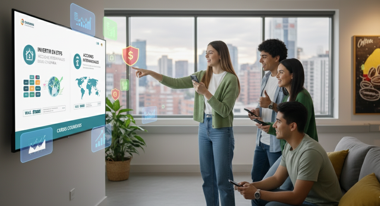 GUÍA COMPLETA PARA INVERTIR EN ETFS Y ACCIONES INTERNACIONALES DESDE COLOMBIA