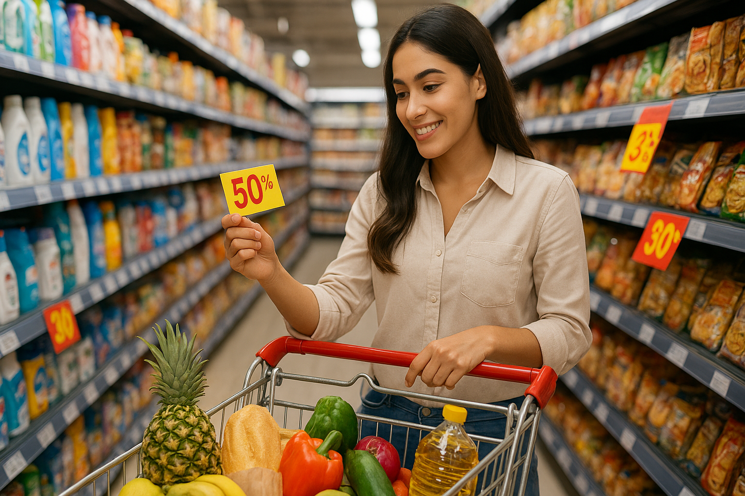 AHORRA CADA MES EN  MERCADO MENSUAL: TRUCOS Y DESCUENTOS ÚTILES