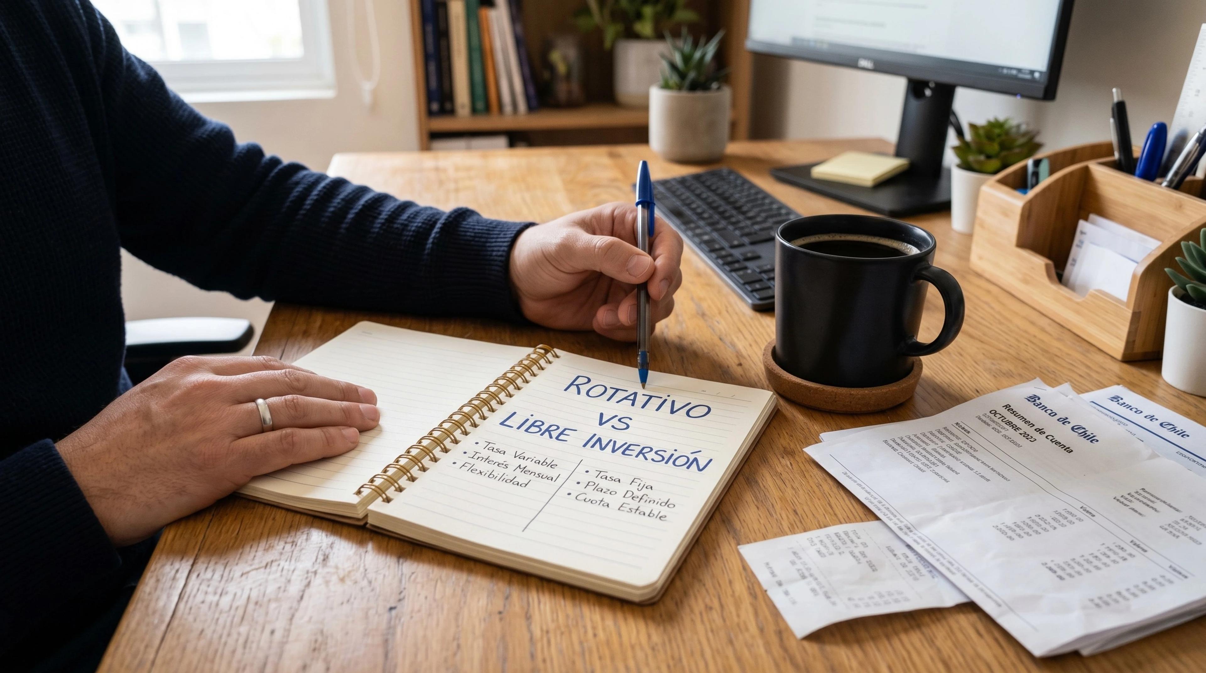 CRÉDITO ROTATIVO VS. LIBRE INVERSIÓN:  ¿CUÁL LE CONVIENE MÁS Y EN QUÉ SE DIFERENCIAN?