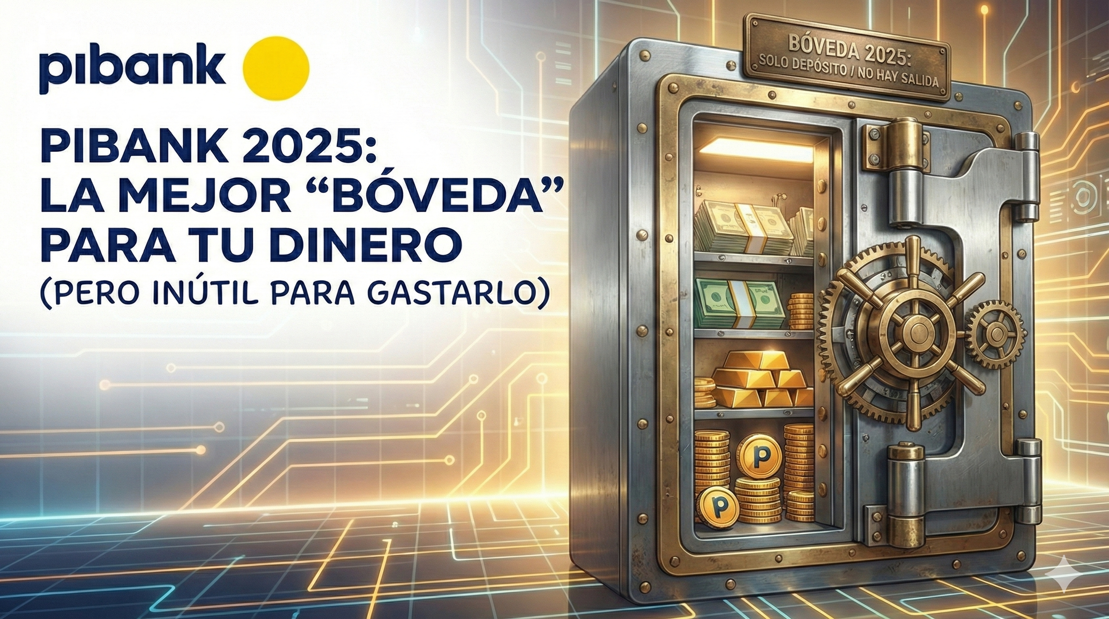 PIBANK  2025: LA MEJOR "BÓVEDA" PARA TU DINERO ( PERO INÚTIL PARA GASTAR)