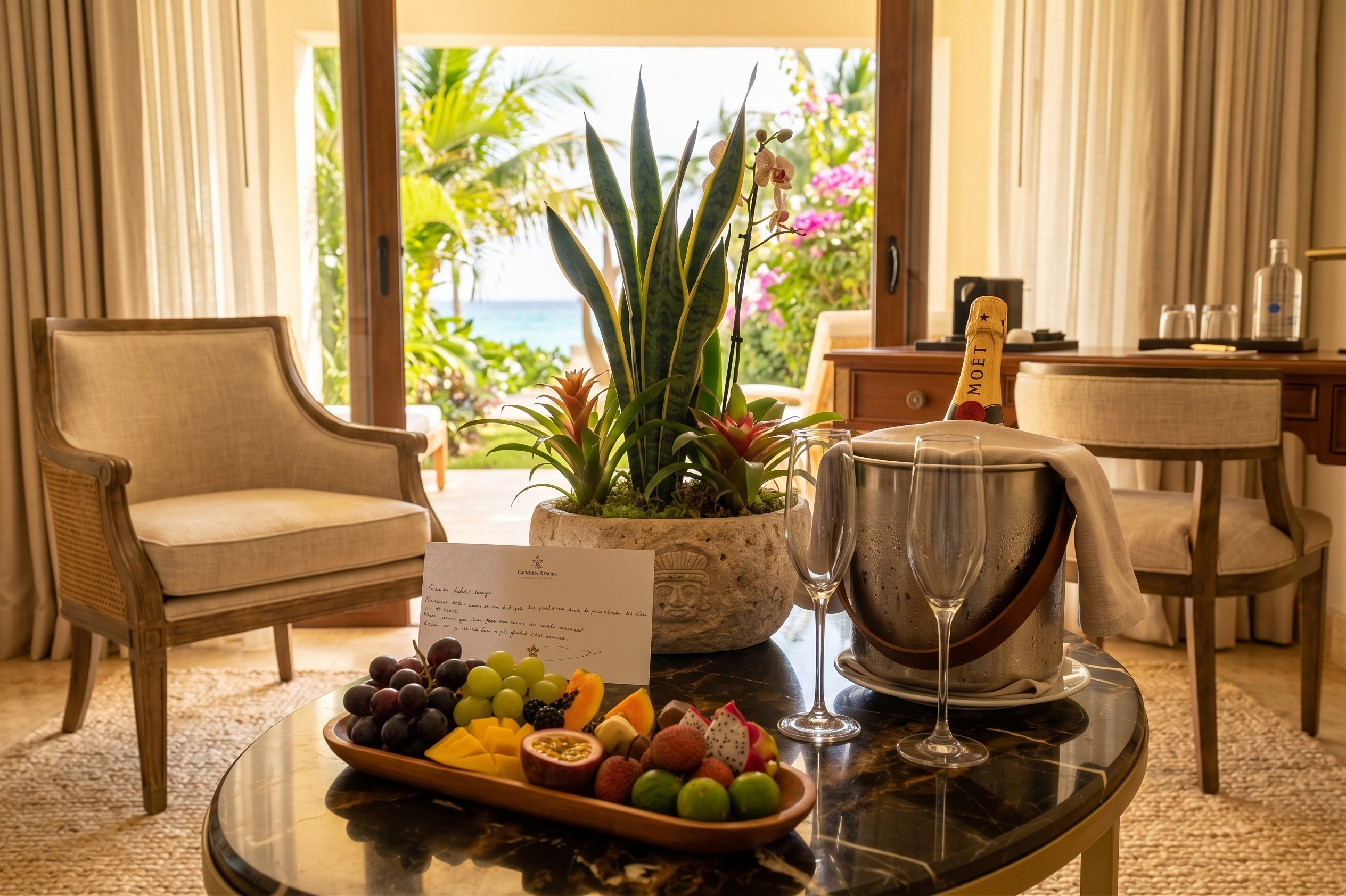 Hotel welcome amenity in Cancun