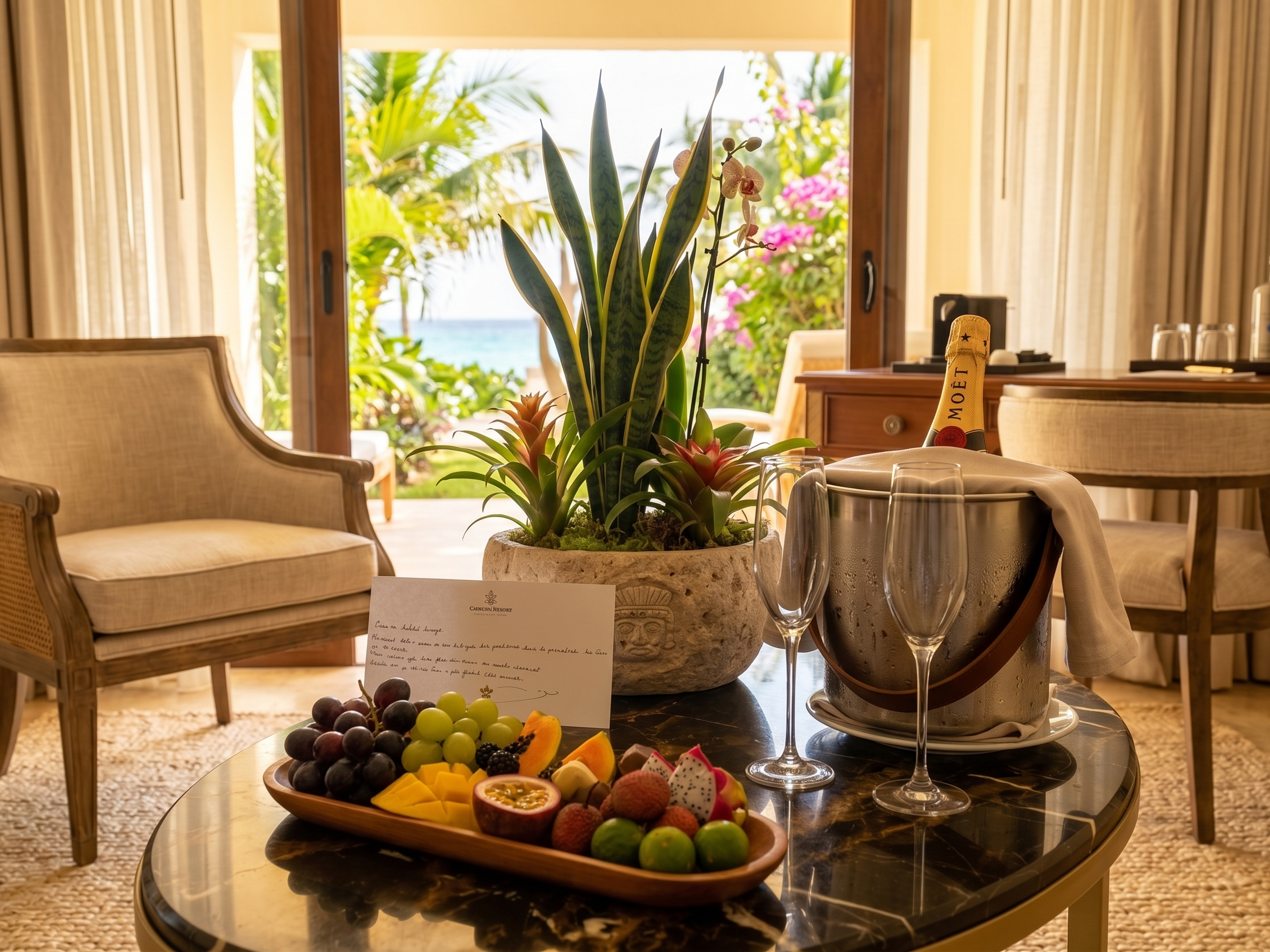 Hotel welcome amenity in Cancun