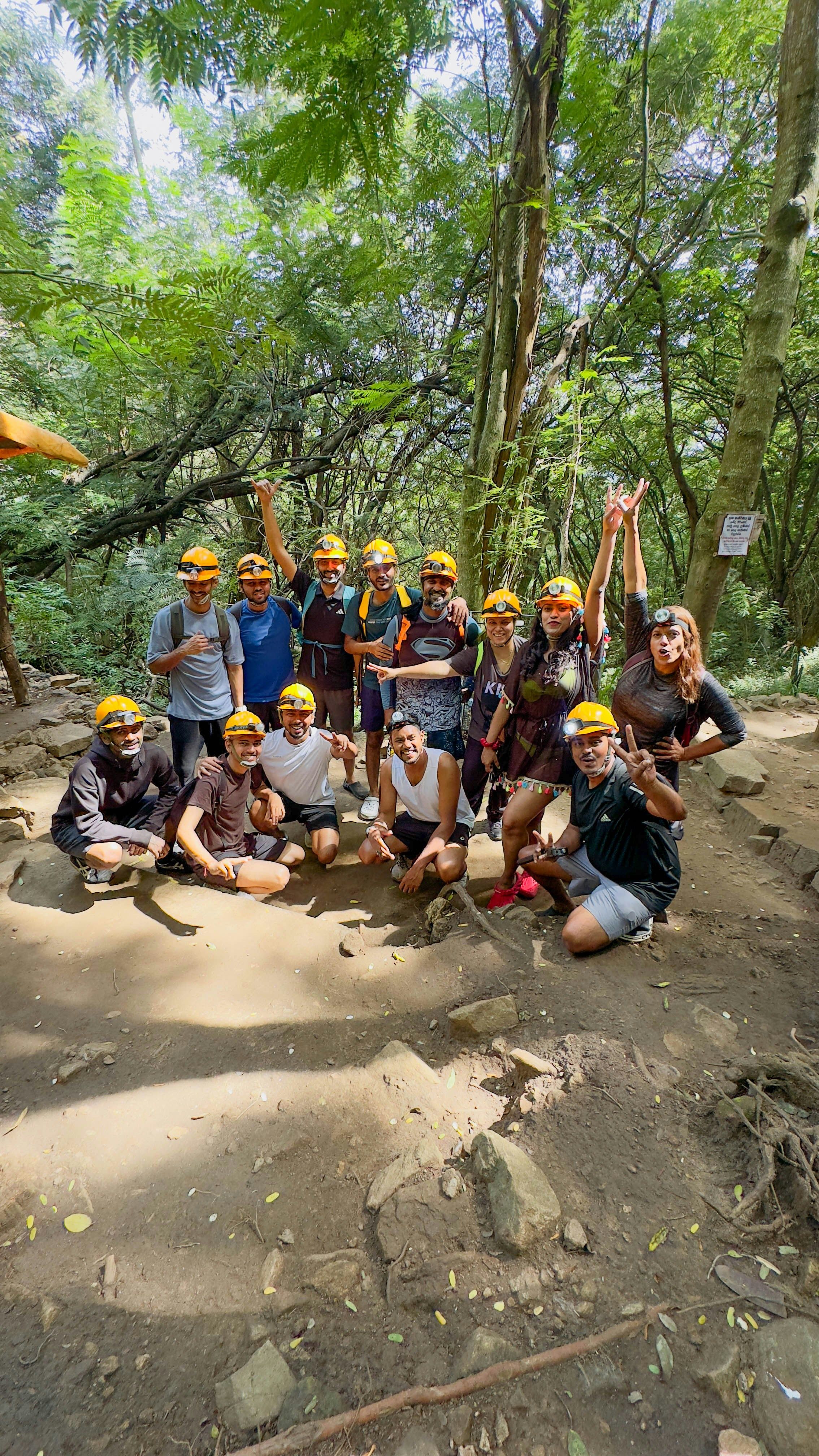 Team zip lining in Costa Rica