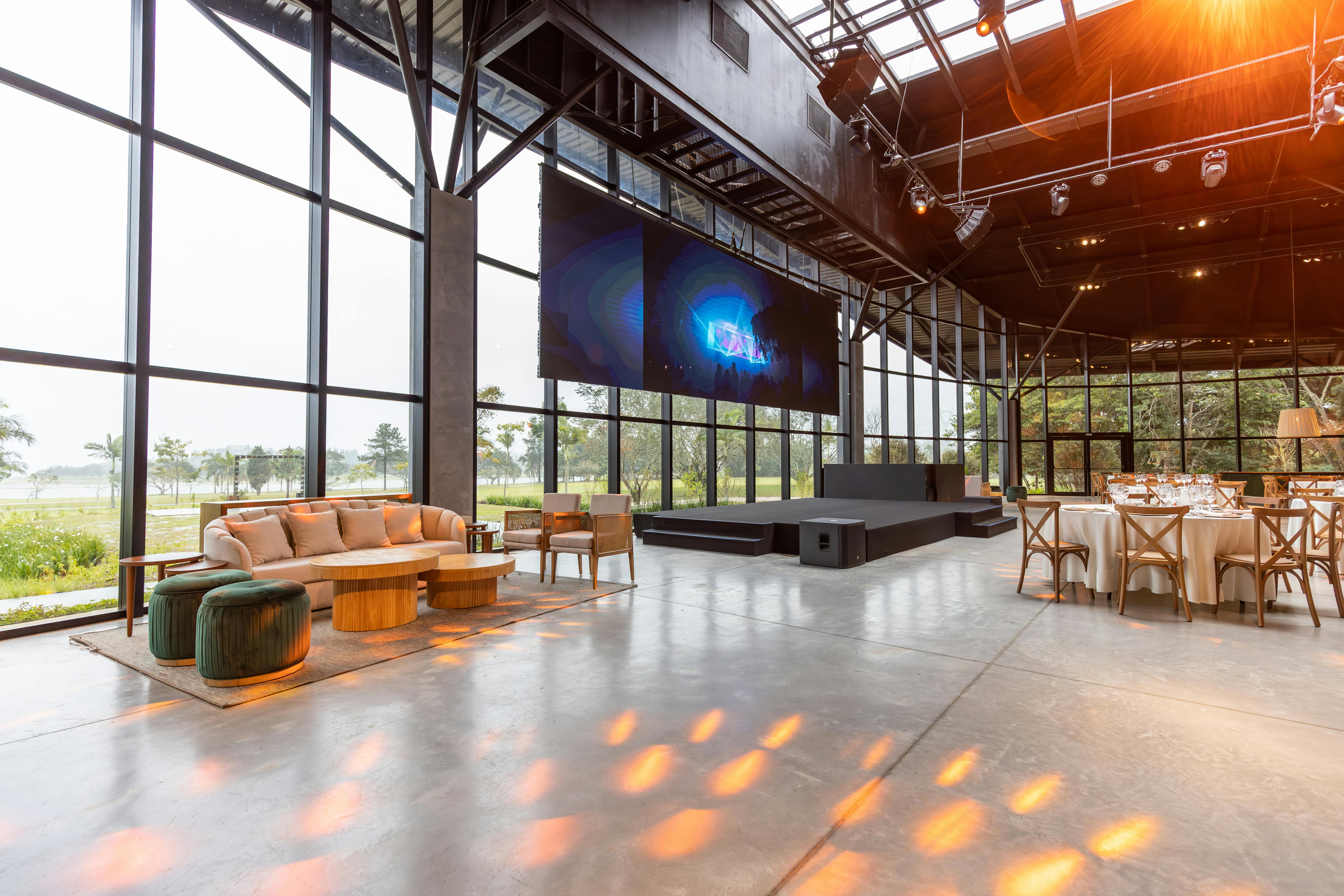 open conference space for corporate offsite