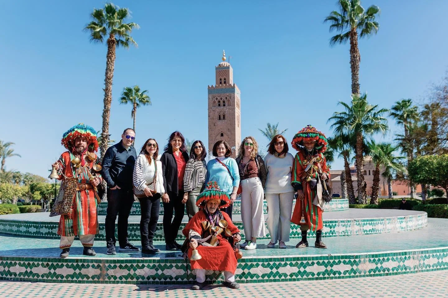 Chamber of commerce group visiting Morocco