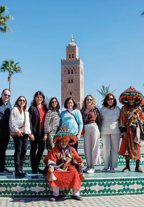Alumni group exploring Morocco