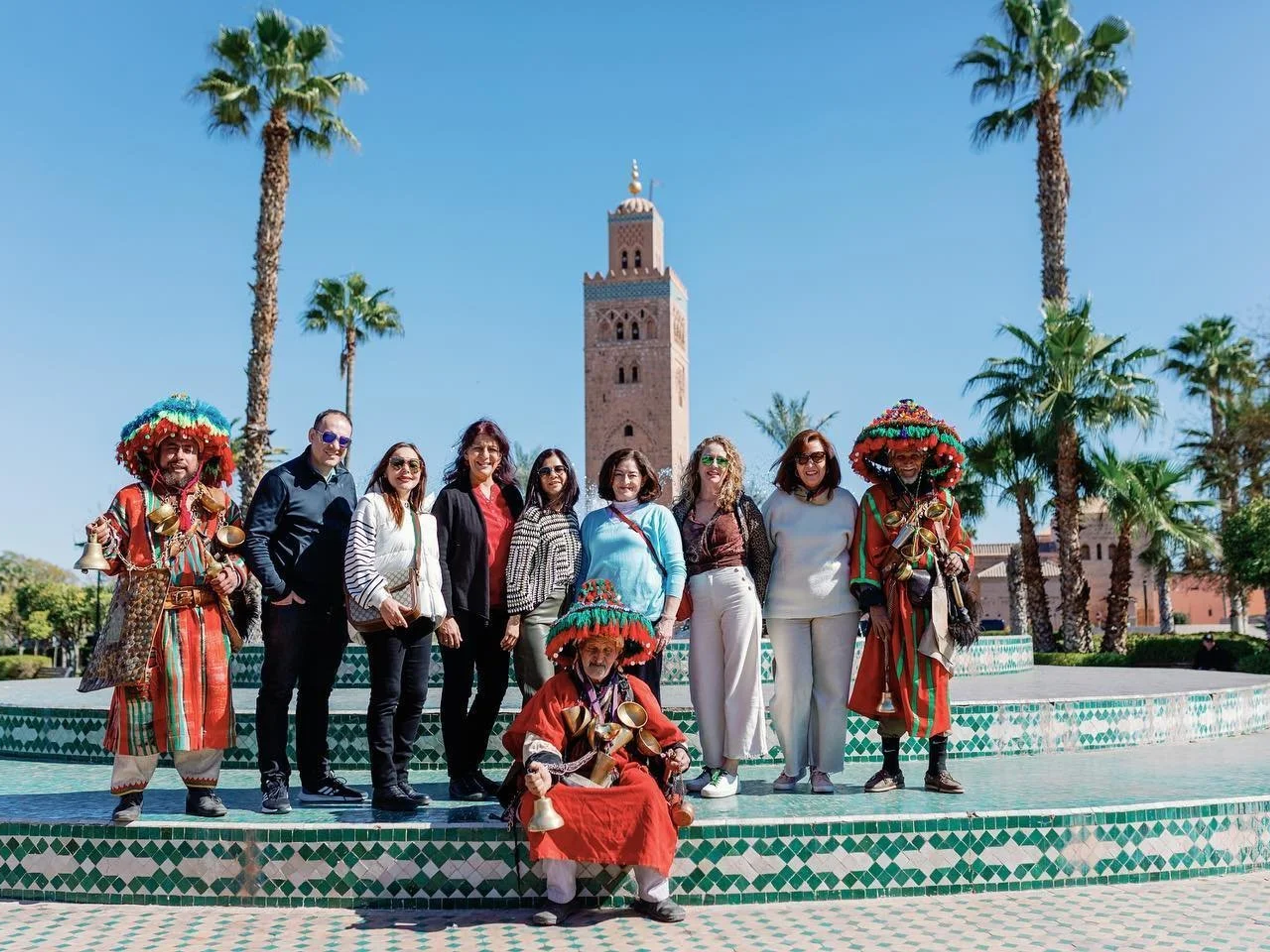 Alumni group tour exploring Morocco