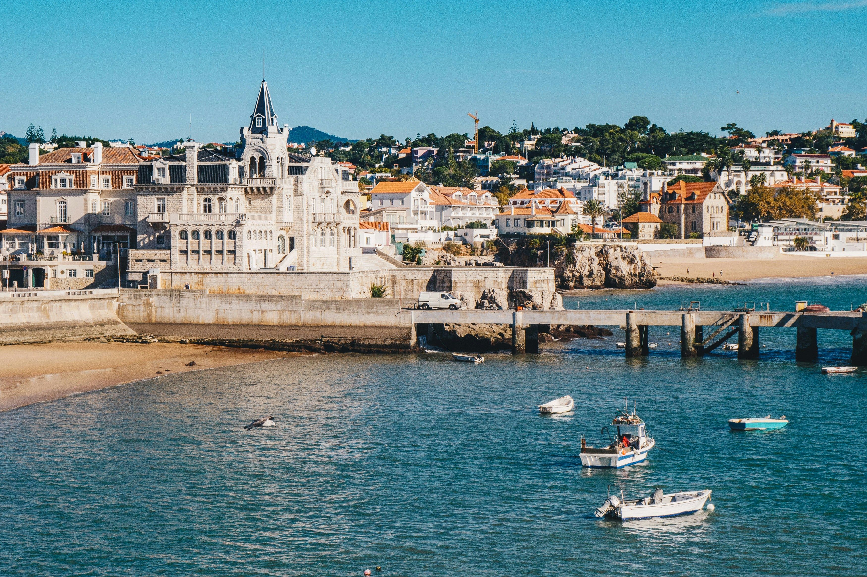 The harbor of Cascais, Portugal
