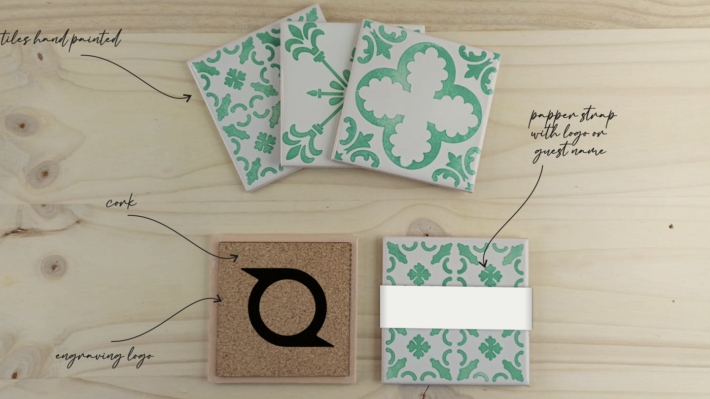 Custom tiles for corporate gift