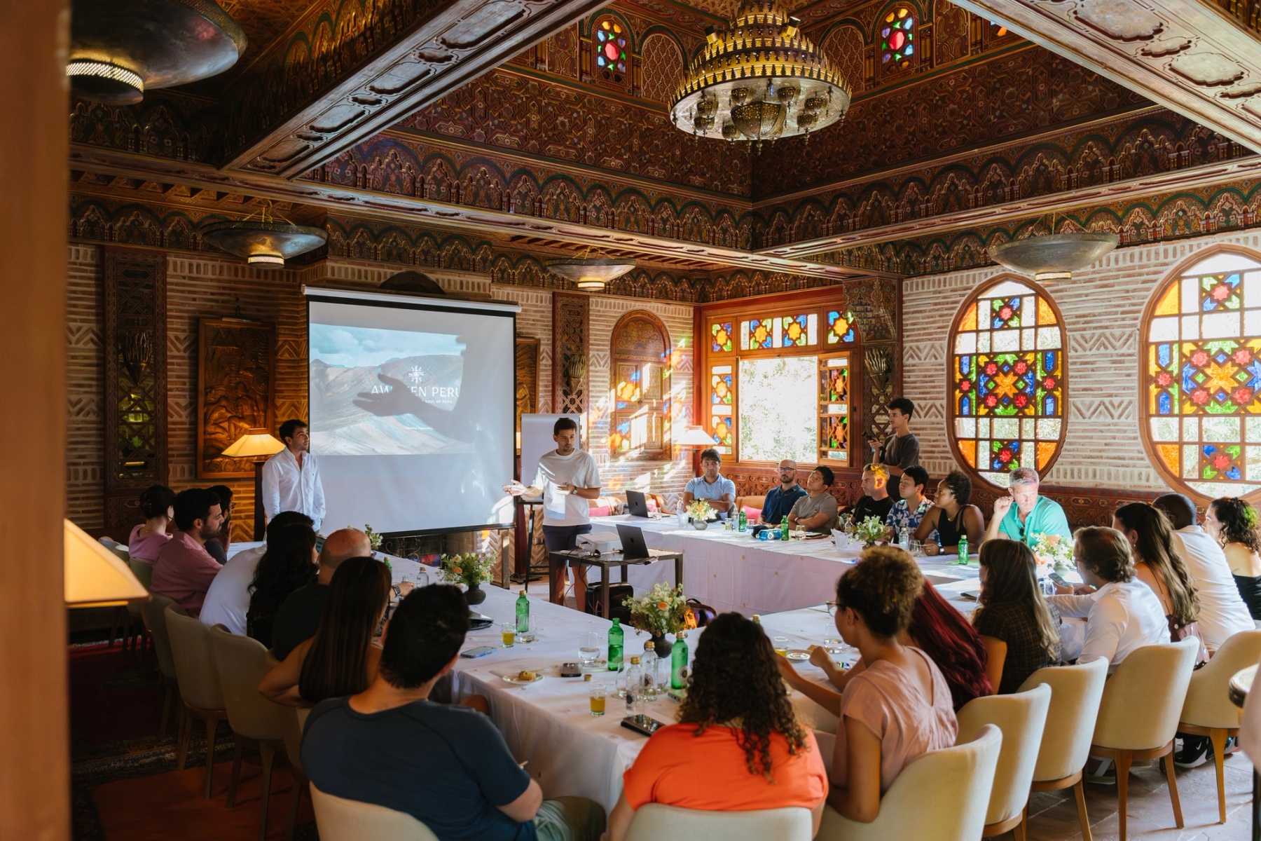 company's leadership retreat in Morocco
