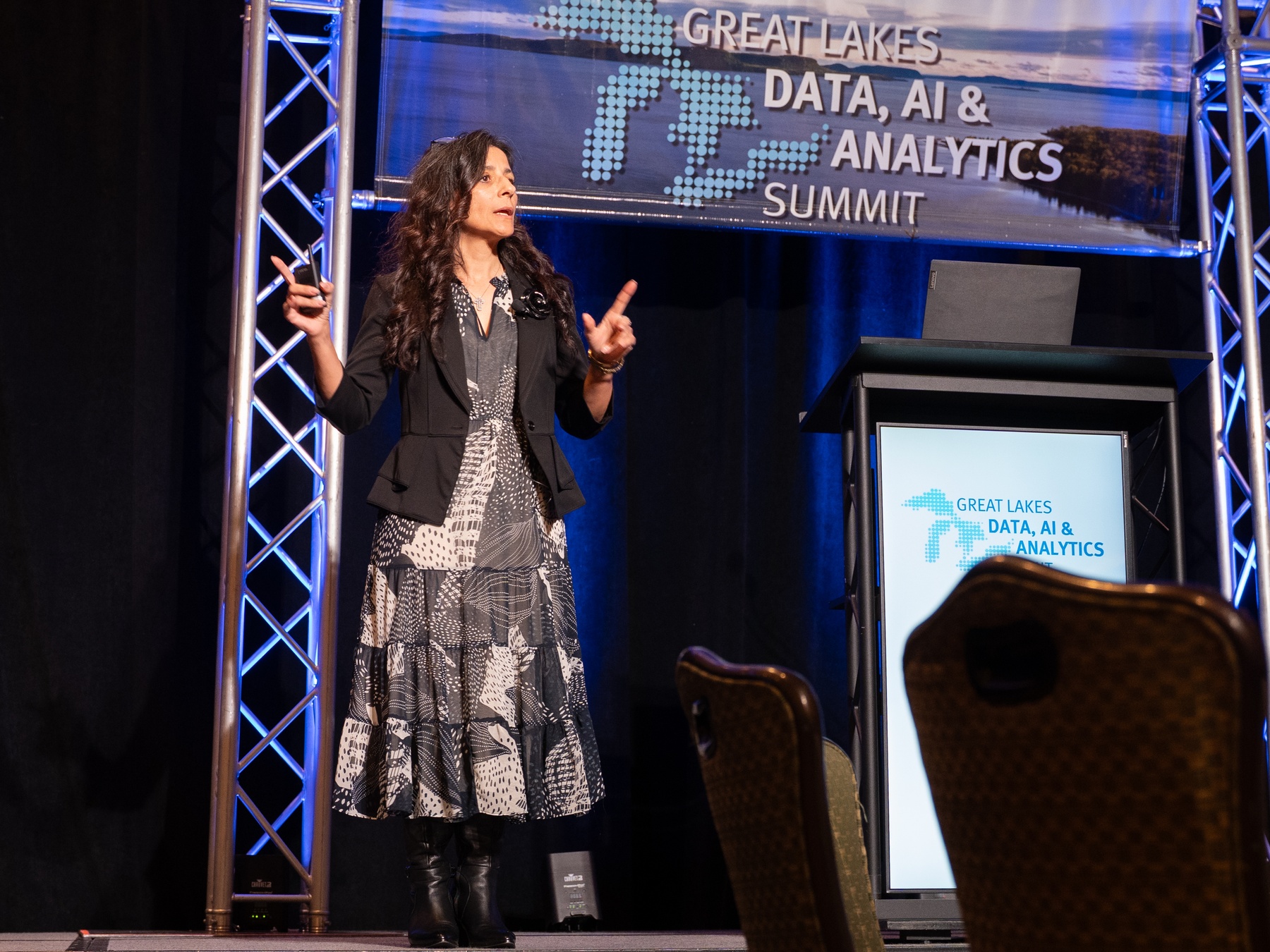 keynote speaker at a conference