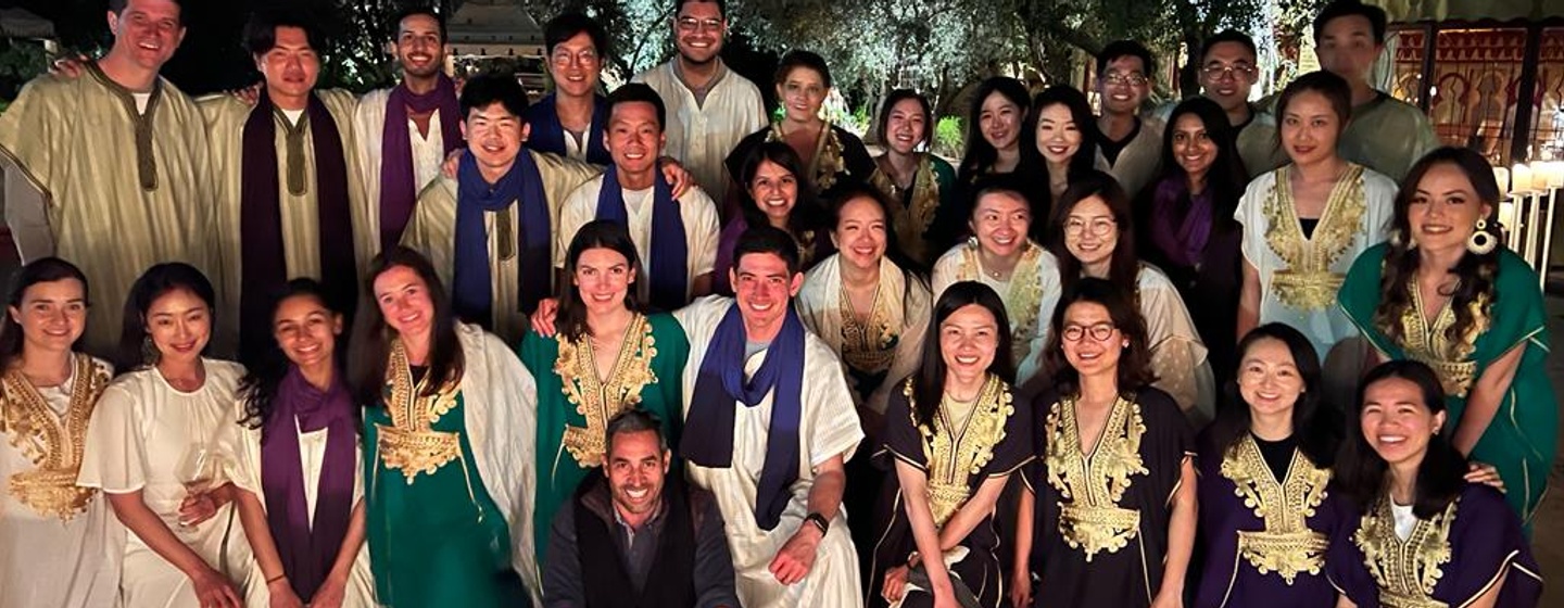 Corporate offsite in Morocco team photo
