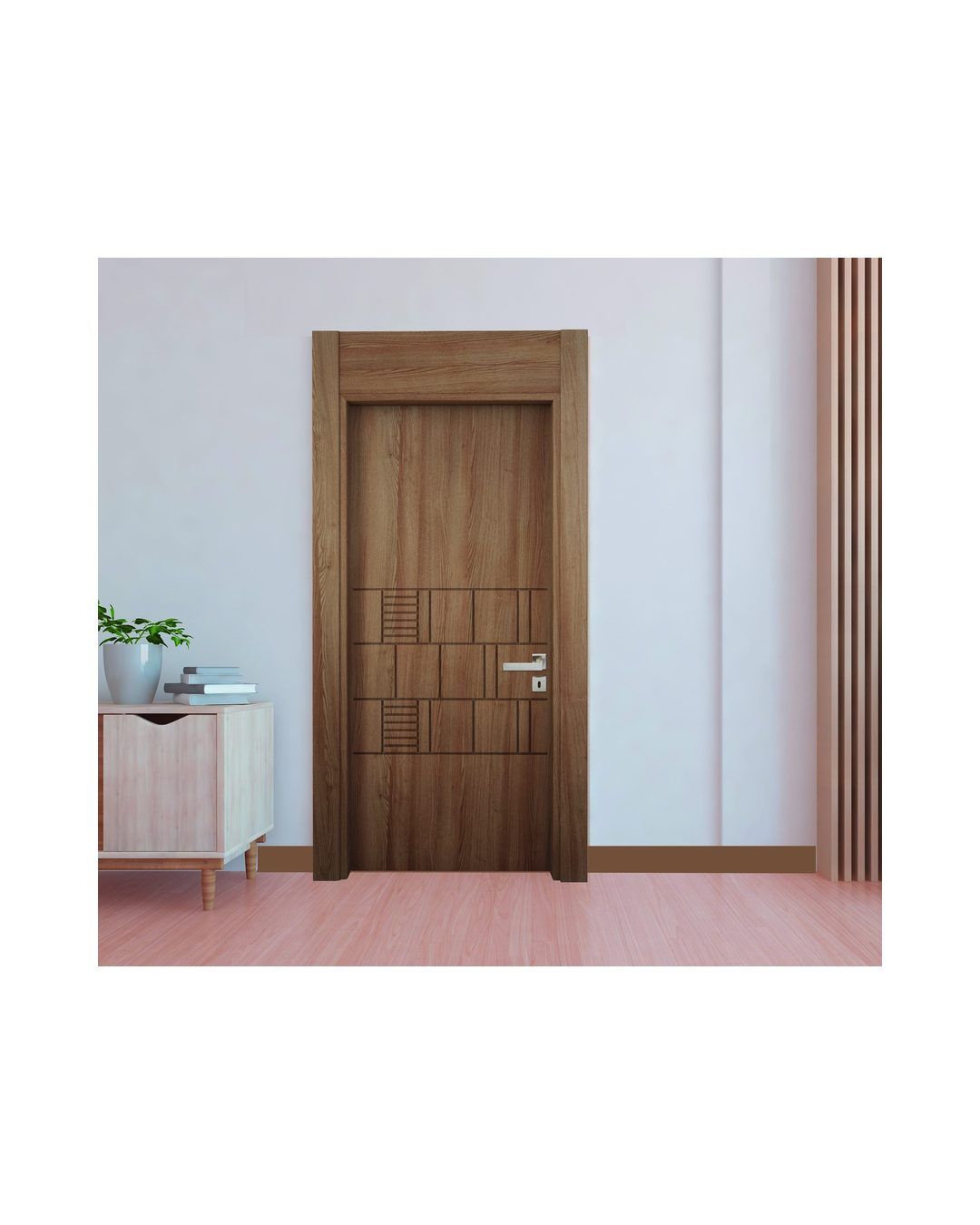 Decouvrez la Porte PVC 250, une porte interieure elegante et personnalisable concue pour les...