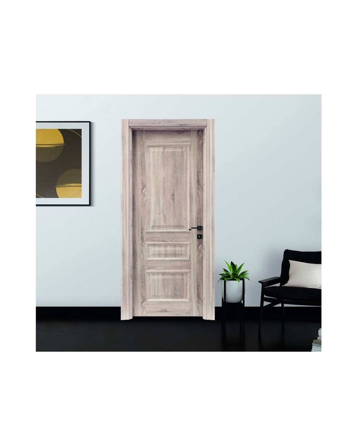 Decouvrez la Porte Melaminee 210, une porte interieure elegante et personnalisable concue pour le...
