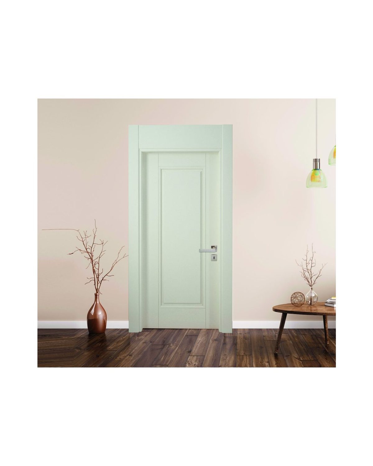 Decouvrez la Porte Laquee 211, une porte interieure elegante et personnalisable concue pour les p...