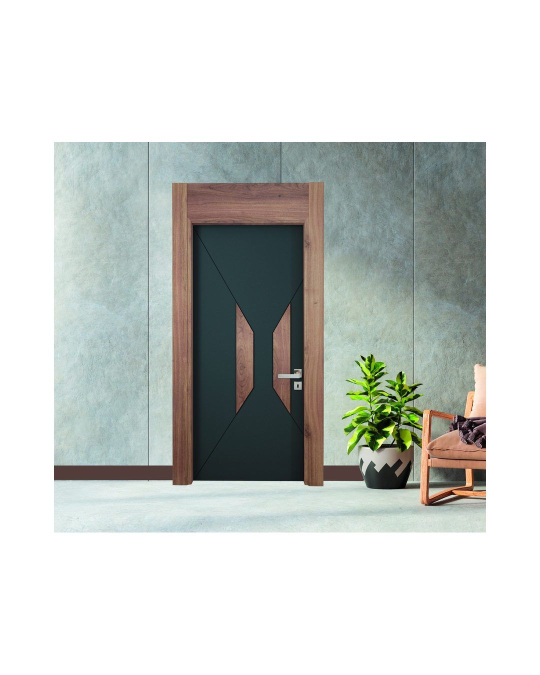 Decouvrez la Porte PVC 240, une porte interieure elegante et personnalisable concue pour les...