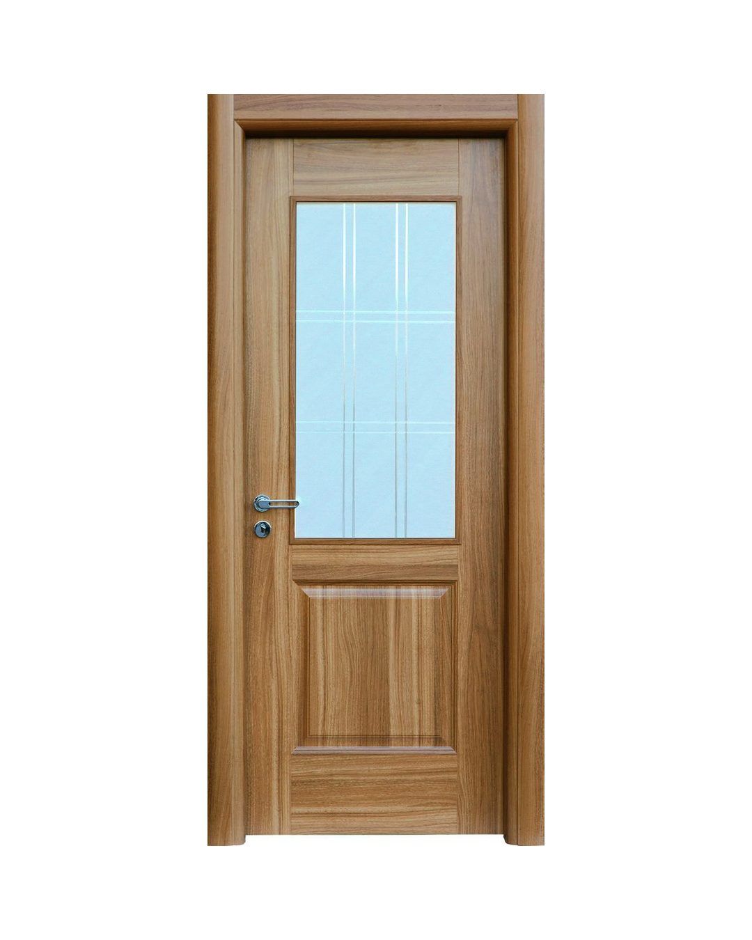 Decouvrez la Porte en Bois Naturel 335, une porte interieure elegante et personnalisable con...